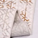 Asciano Modern Krem Akrilik Makine Halısı - Görsel 5