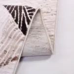 Erice Modern Krem Akrilik Makine Halısı - Görsel 5