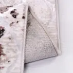 Paceco Geometrik Krem Akrilik Makine Halısı - Görsel 5