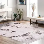 Paceco Geometrik Krem Akrilik Makine Halısı - Görsel 6