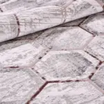Cerda Geometrik Gri Akrilik Makine Halısı - Görsel 4