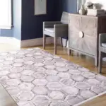 Cerda Geometrik Gri Akrilik Makine Halısı - Görsel 6