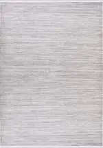 Irpino Çizgili Gri Akrilik Makine Halısı