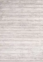 Tertenia Çizgili Krem Polyester Kaydırmaz Taban Makine Halısı