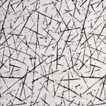 Fonni Modern Gri Polyester Kaydırmaz Taban Makine Halısı