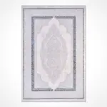 Oliena Klasik Göbekli Polyester Kaydırmaz Taban Makine Halısı - Görsel 2