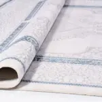 Oliena Klasik Göbekli Polyester Kaydırmaz Taban Makine Halısı - Görsel 4