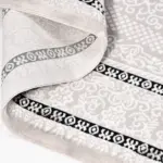 Gavoi Klasik Göbekli Polyester Kaydırmaz Taban Makine Halısı - Görsel 3