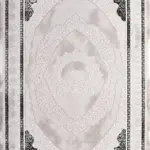 Gavoi Klasik Göbekli Polyester Kaydırmaz Taban Makine Halısı