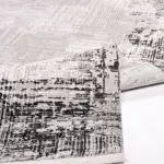 Sassari Modern Gri Polyester Kaydırmaz Taban Makine Halısı - Görsel 5