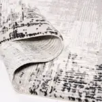 Sassari Modern Gri Polyester Kaydırmaz Taban Makine Halısı - Görsel 3