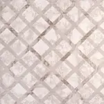 Nulvi Geometrik Krem Polyester Kaydırmaz Taban Makine Halısı