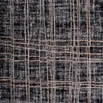 Görlitz Modern Siyah Mikropolyester Pamuk Tabanlı Makine Halısı