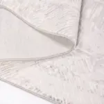 Lapice Modern Gri Beyaz Polyester Kaydırmaz Makine Halısı - Görsel 3