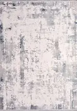 Herencia Modern Gri Polyester Kaydırmaz Makine Halısı