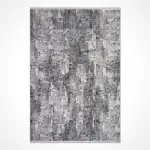 Encina Modern Siyah Polyester Kaydırmaz Tabanlı Makine Halısı - Görsel 2