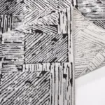 Encina Modern Siyah Polyester Kaydırmaz Tabanlı Makine Halısı - Görsel 6