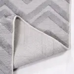 Cassaro Modern Gri Loop ve Polyester Kaydırmaz Taban Makine Halısı - Görsel 3