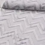 Cassaro Modern Gri Loop ve Polyester Kaydırmaz Taban Makine Halısı - Görsel 5