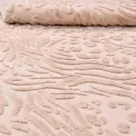 Murge Modern Krem Loop ve Polyester Kaydırmaz Taban Makine Halısı - Görsel 5