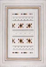 Montejo Çerçeveli Multi Polyester Pamuk Tabanlı Makine Halısı