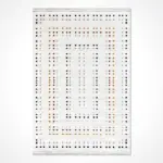 Alberca Modern Multi Polyester Pamuk Tabanlı Makine Halısı - Görsel 2