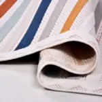 İscar Çizgili Multi Polyester Pamuk Tabanlı Makine Halısı - Görsel 4