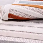 İscar Çizgili Multi Polyester Pamuk Tabanlı Makine Halısı - Görsel 5