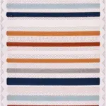 İscar Çizgili Multi Polyester Pamuk Tabanlı Makine Halısı