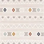 Olmedo Geometrik Multi Polyester Pamuk Tabanlı Makine Halısı Olmedo Geometrik Multi Polyester Pamuk Tabanlı Makine Halısı