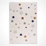 Arbon Figürlü Multi Polyester Pamuk Tabanlı Çocuk Halısı - Görsel 2