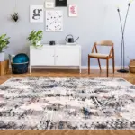 Vomero Modern Multi Viskon ve Akrilik Kaydırmaz Tabanlı Makine Halısı - Görsel 6