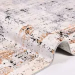 Pianura Çerçeveli Gri Viskon ve Akrilik Kaydırmaz Tabanlı Makine Halısı - Görsel 3