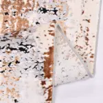 Pianura Çerçeveli Gri Viskon ve Akrilik Kaydırmaz Tabanlı Makine Halısı - Görsel 4