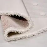 Lutry Figürlü Krem Polyester Pamuk Tabanlı Yuvarlak Çocuk Halısı - Görsel 4