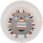 Morges Figürlü Multi Polyester Pamuk Tabanlı Yuvarlak Çocuk Halısı