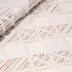 Lapio Geometrik Bej Polyester Loop ve Sisal İplikli Makine Halısı - Görsel 4