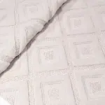 Eclano Geometrik Krem Polyester Loop ve Sisal İplikli Makine Halısı - Görsel 3