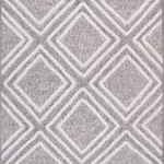 Muhana Geometrik Gri Polyester Pamuk Tabanlı Makine Halısı Muhana Geometrik Gri Polyester Pamuk Tabanlı Makine Halısı