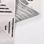 Cardito Modern Beyaz Polyester Loop ve Sisal İplikli Makine Halısı - Görsel 5