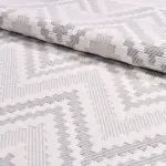 Zungoli Modern Krem Polyester Loop ve Sisal İplikli Makine Halısı - Görsel 3