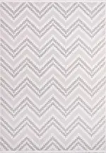 Zungoli Modern Krem Polyester Loop ve Sisal İplikli Makine Halısı