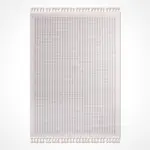 Ferregne Modern Krem Polyester Loop ve Sisal İplikli Makine Halısı - Görsel 2