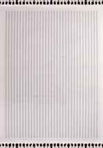 Ferregne Modern Krem Polyester Loop ve Sisal İplikli Makine Halısı