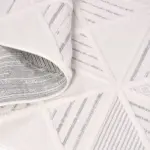 Carife Geomtrik Krem Polyester Loop ve Sisal İplikli Makine Halısı - Görsel 3