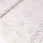 Carife Geomtrik Krem Polyester Loop ve Sisal İplikli Makine Halısı - Görsel 4