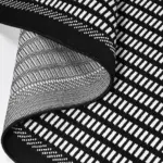 Accadia Geometrik Siyah  Polyester Loop ve Sisal İplikli Makine Halısı - Görsel 3