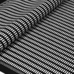 Accadia Geometrik Siyah  Polyester Loop ve Sisal İplikli Makine Halısı - Görsel 4