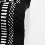 Accadia Geometrik Siyah  Polyester Loop ve Sisal İplikli Makine Halısı - Görsel 5