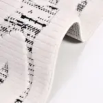 Satriano Geometrik Krem Polyester Loop ve Sisal İplikli Makine Halısı - Görsel 5